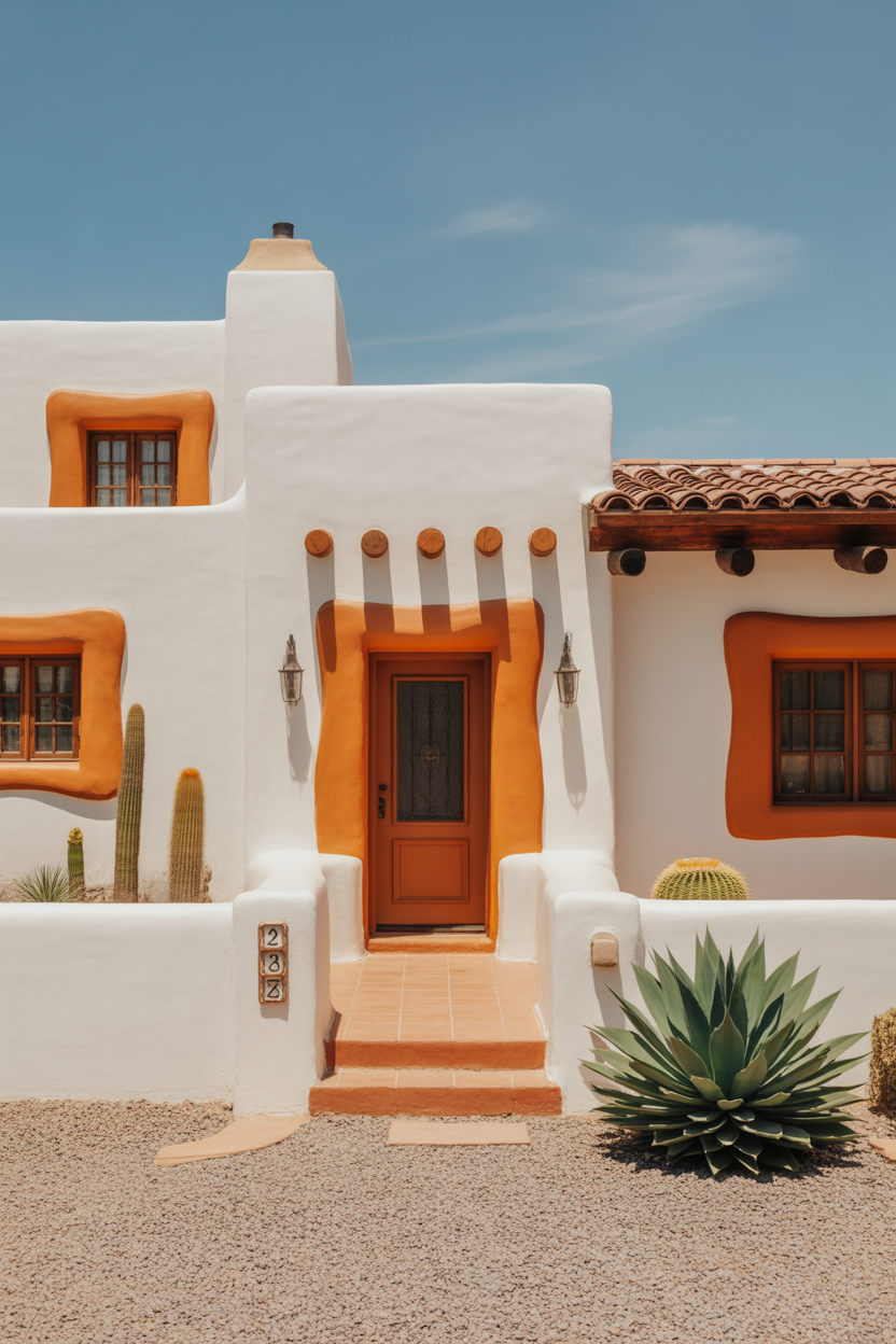  Burnt Orange Accents Energize the Boldest Exterior House Color Trends
