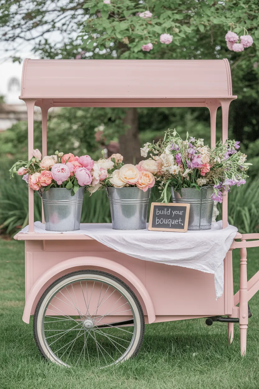 Garden Party Floral Cart