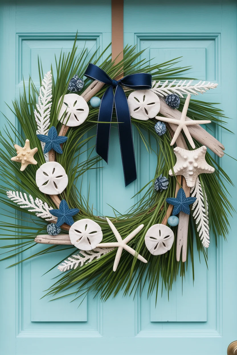 Coastal Christmas Wreath