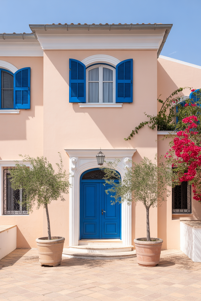 Cobalt Blue Makes a Vibrant Entrance Into Exterior House Color Trends