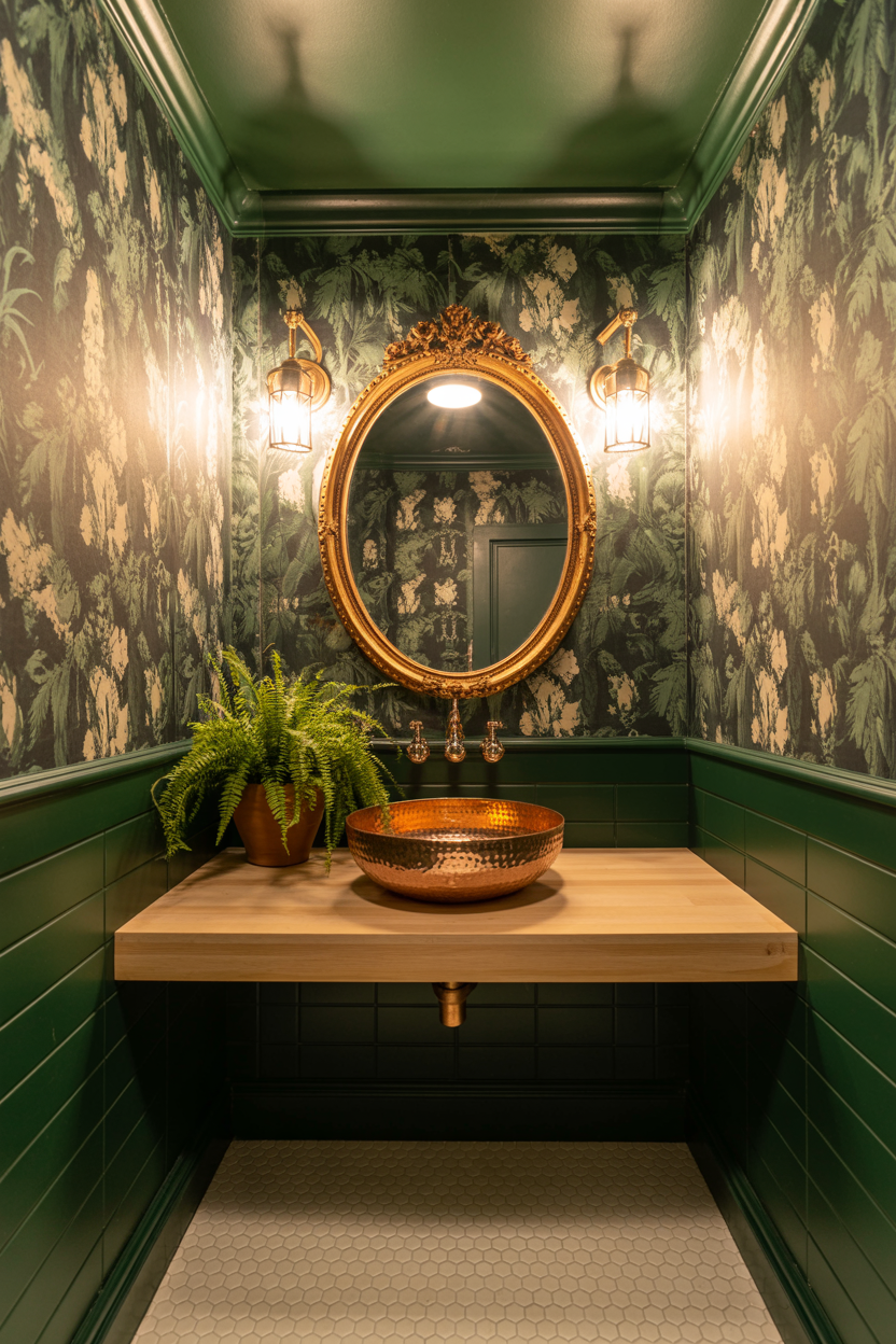 Complete Statement Half Bathroom