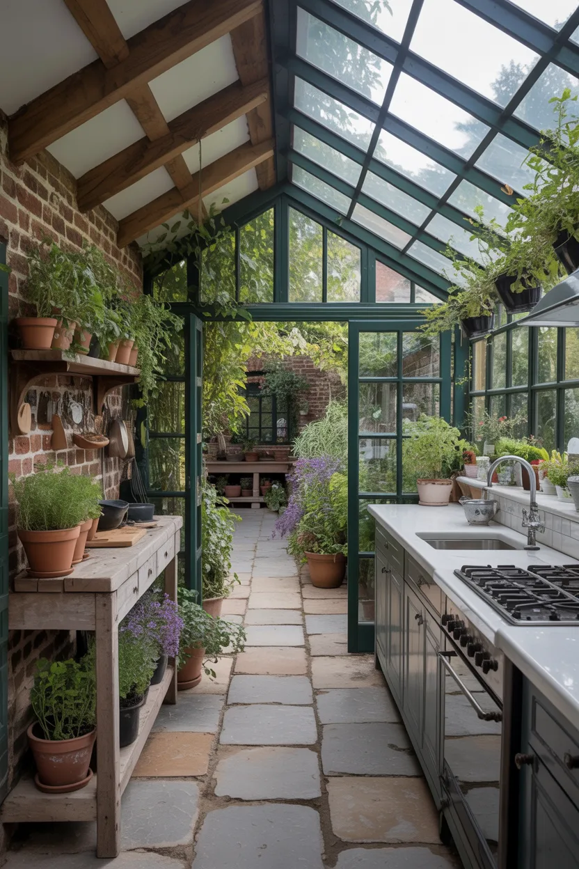 Cottage Kitchen Garden Room Extension