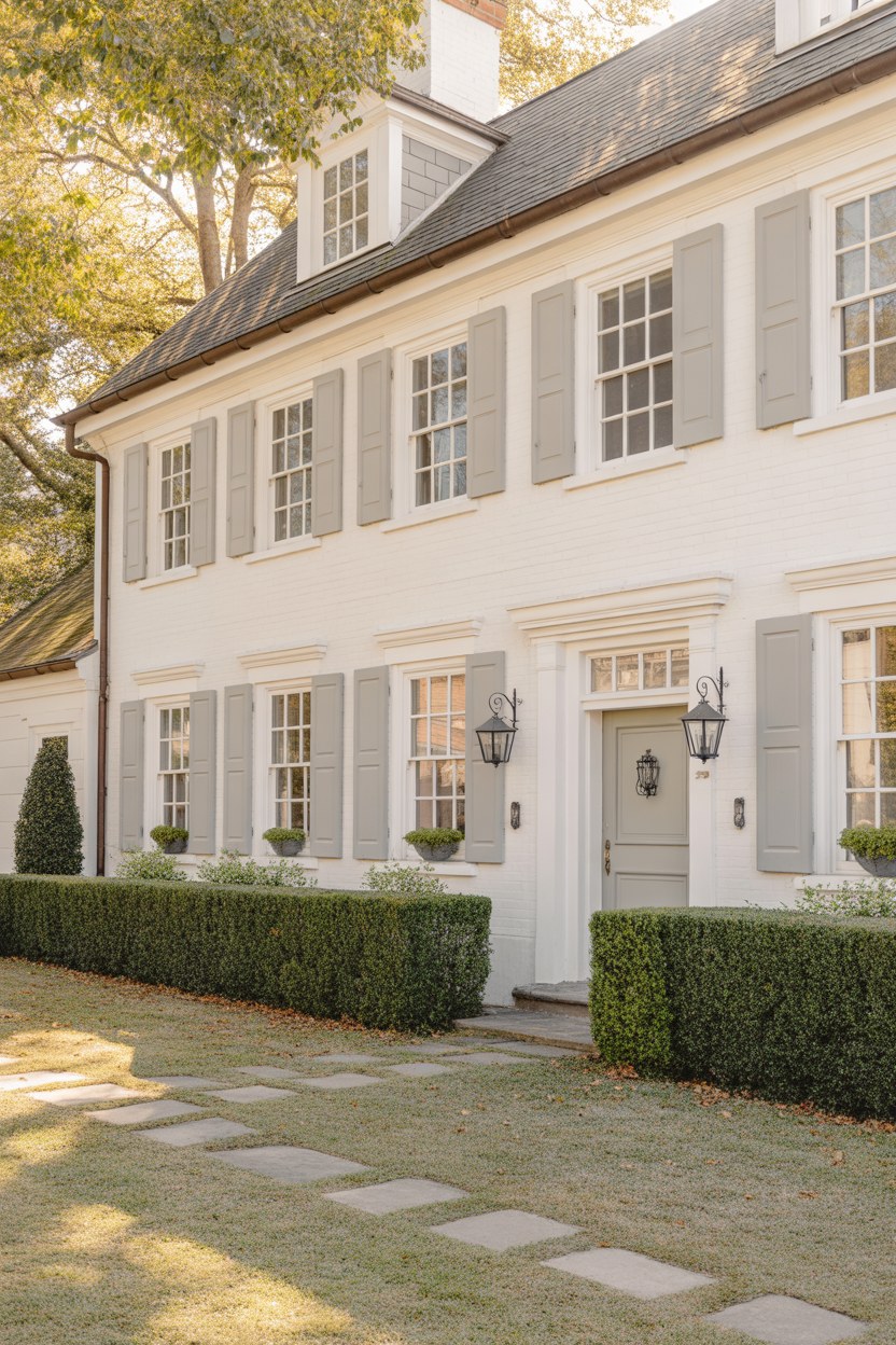 Creamy White Remains Timeless Among All Exterior House Color Trends