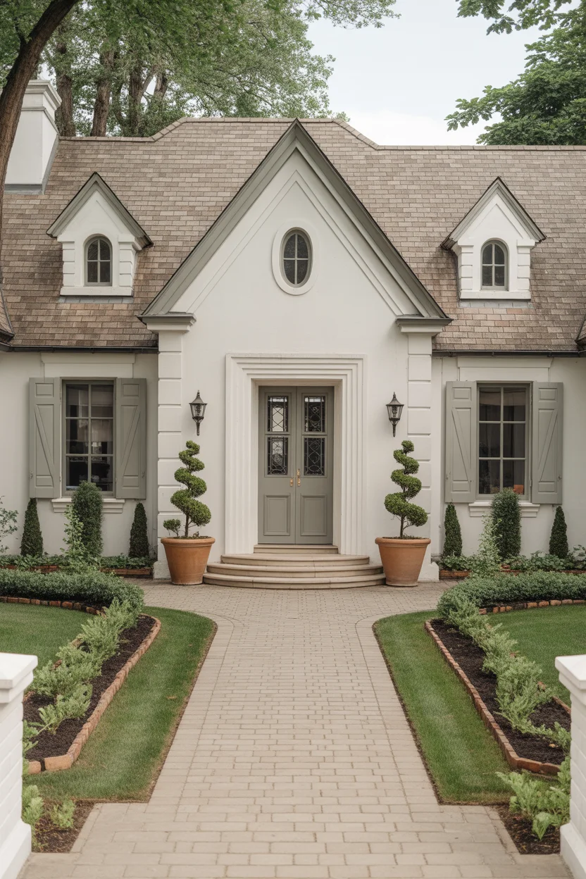 Divided Symmetrical Entrance