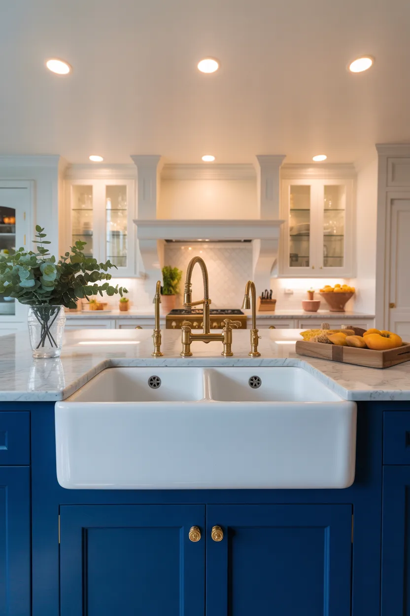 Double Basin Farmhouse Sink for a Hardworking Kitchen