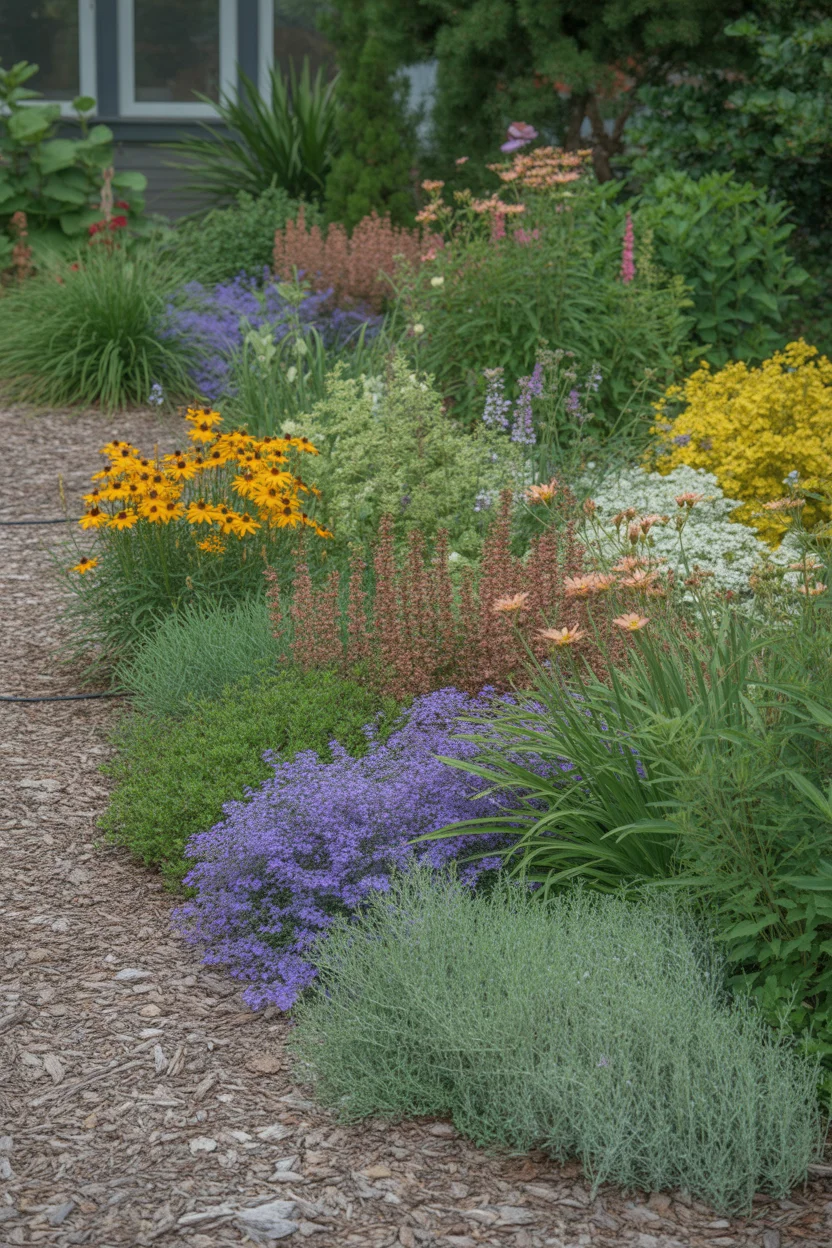 Drought-Tolerant Perennial Border