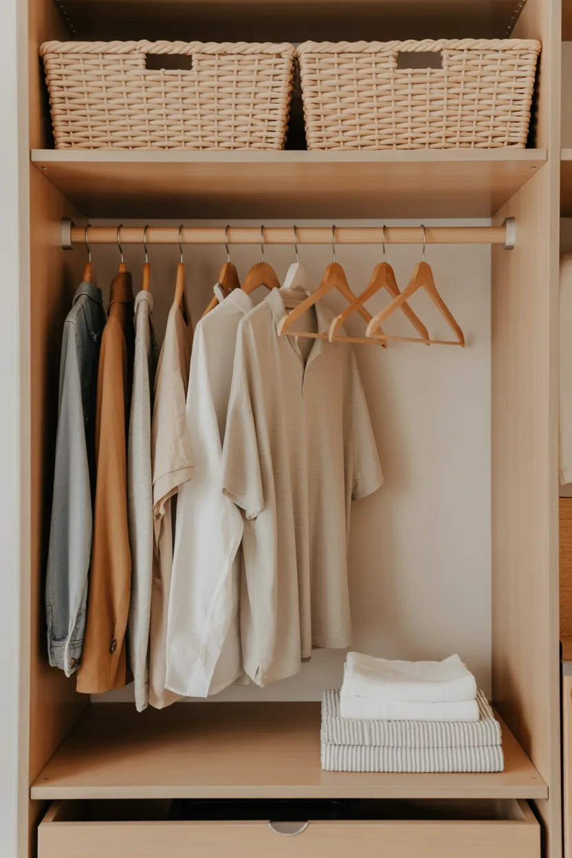 Empty Drawer and Wardrobe Space for Guests