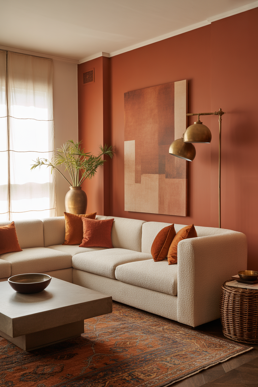 Experiment With Warm Terracotta Accents