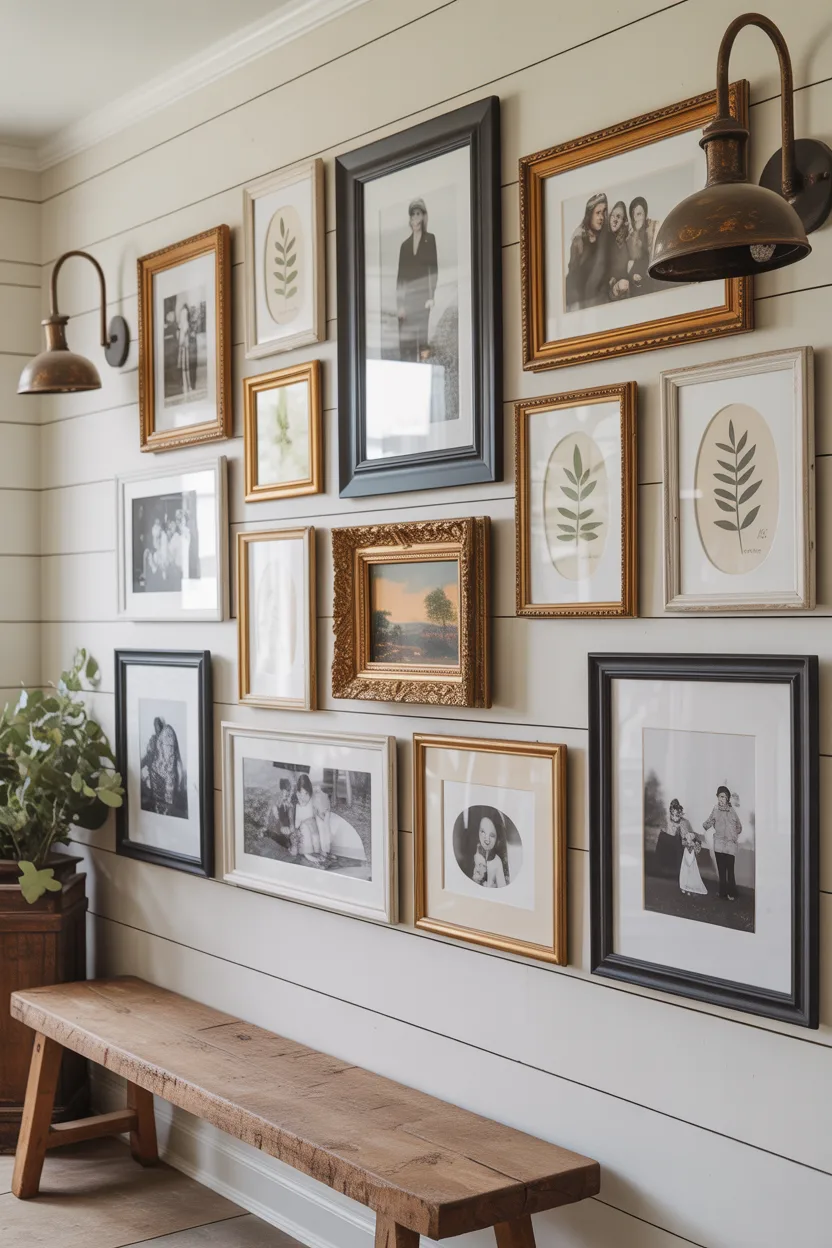 Farmhouse Entryway Gallery Wall