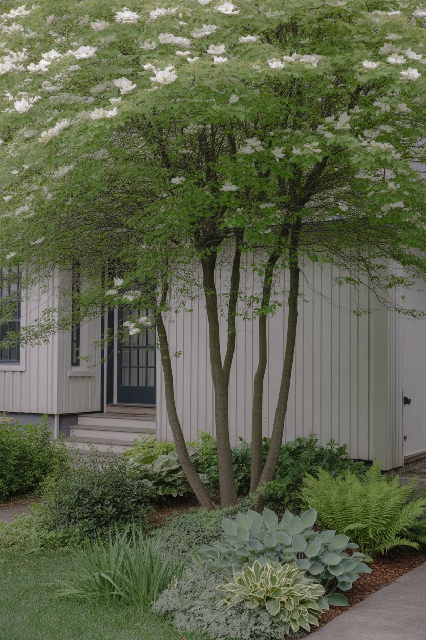 Flowering Tree Canopy Spacing