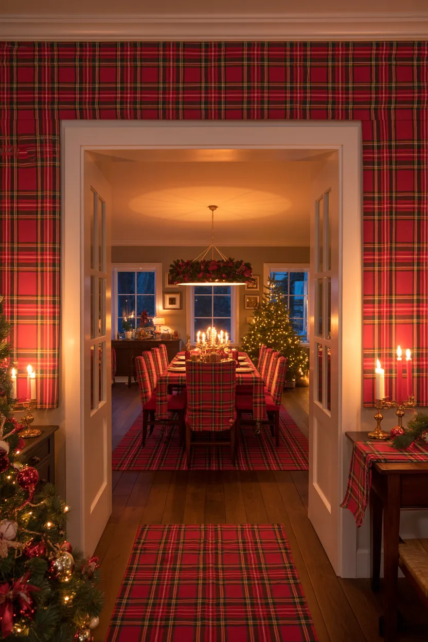  Full Plaid Christmas Home Tour Moment