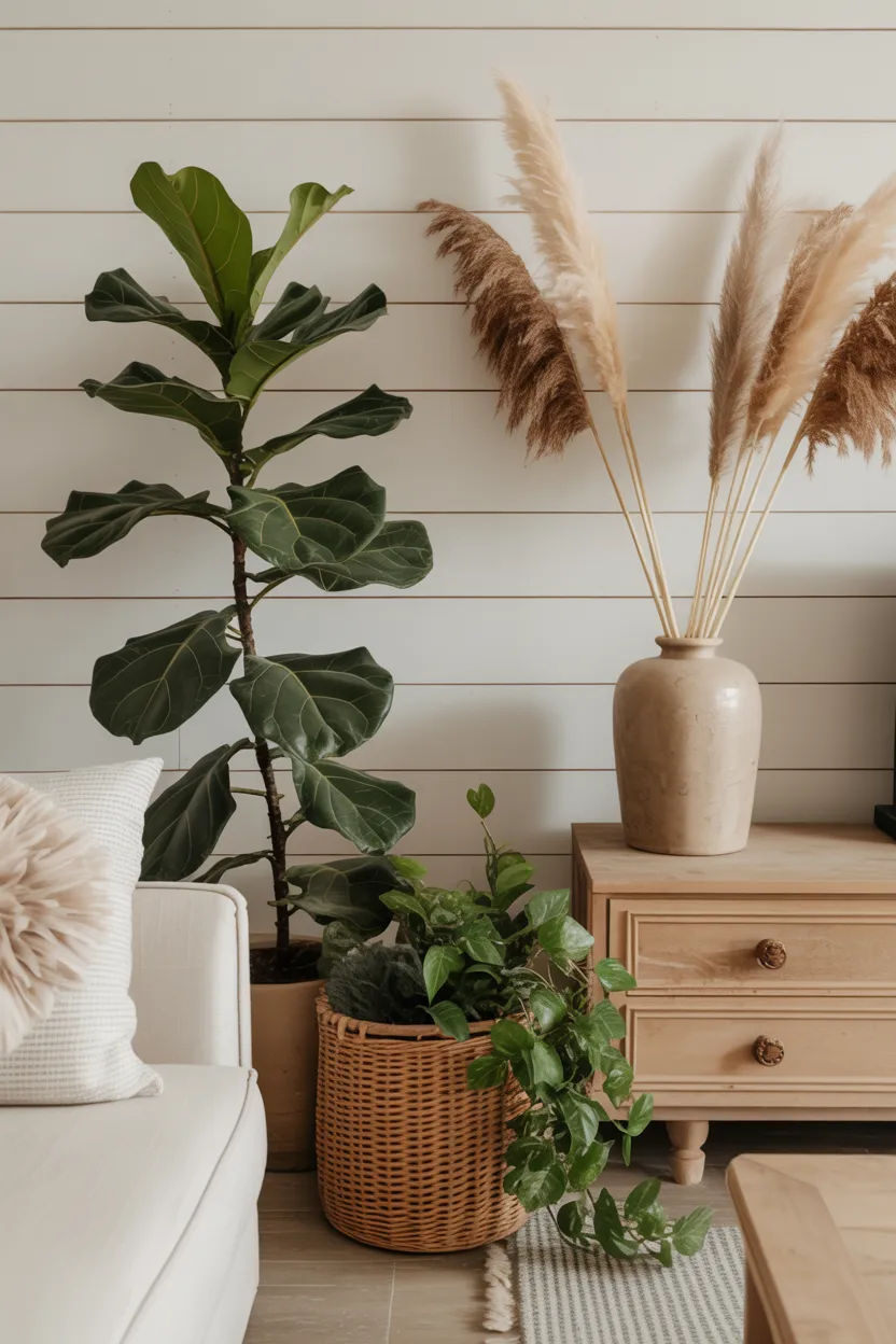 Greenery and Dried Botanicals for a Natural Touch