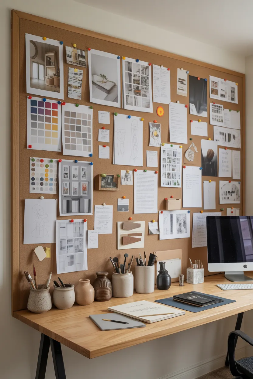 Home Office With Dedicated Creativity Zone