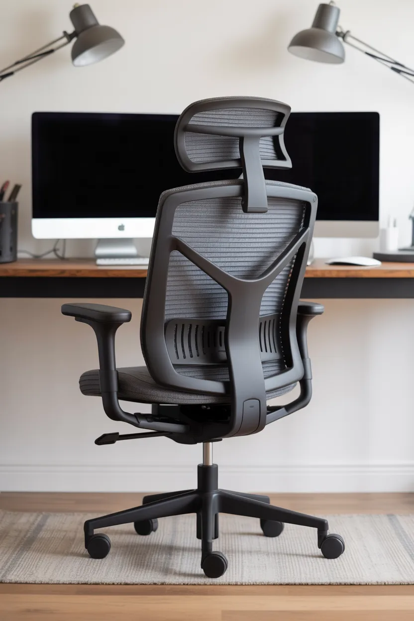 Home Office With Ergonomic Chair Investment