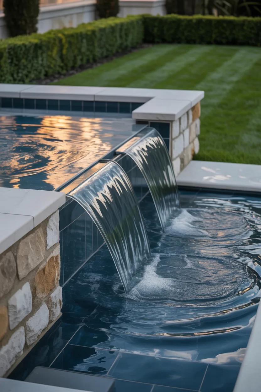 Infinity Edge Jacuzzi With Garden Views