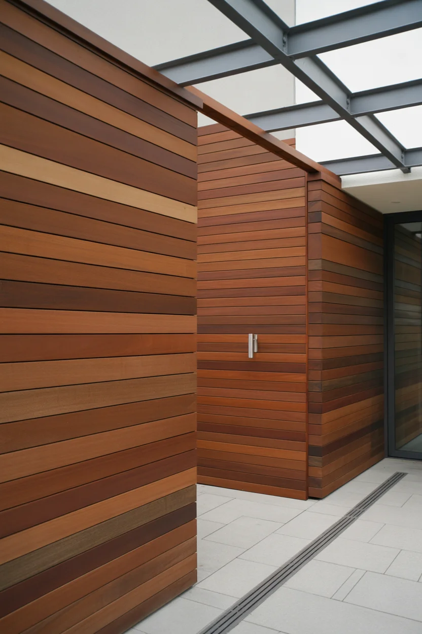 Ipe and Glass Modern Fusion