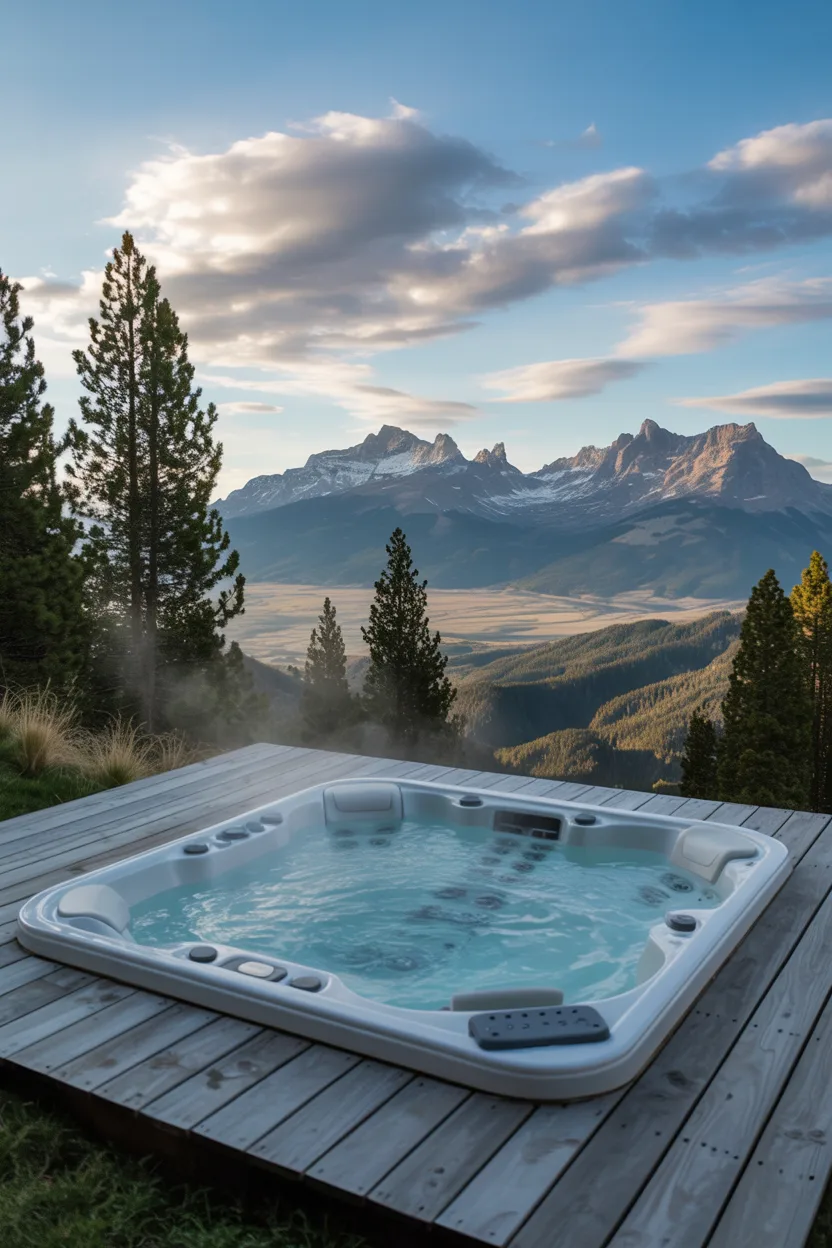 Jacuzzi With Mountain or Countryside Views