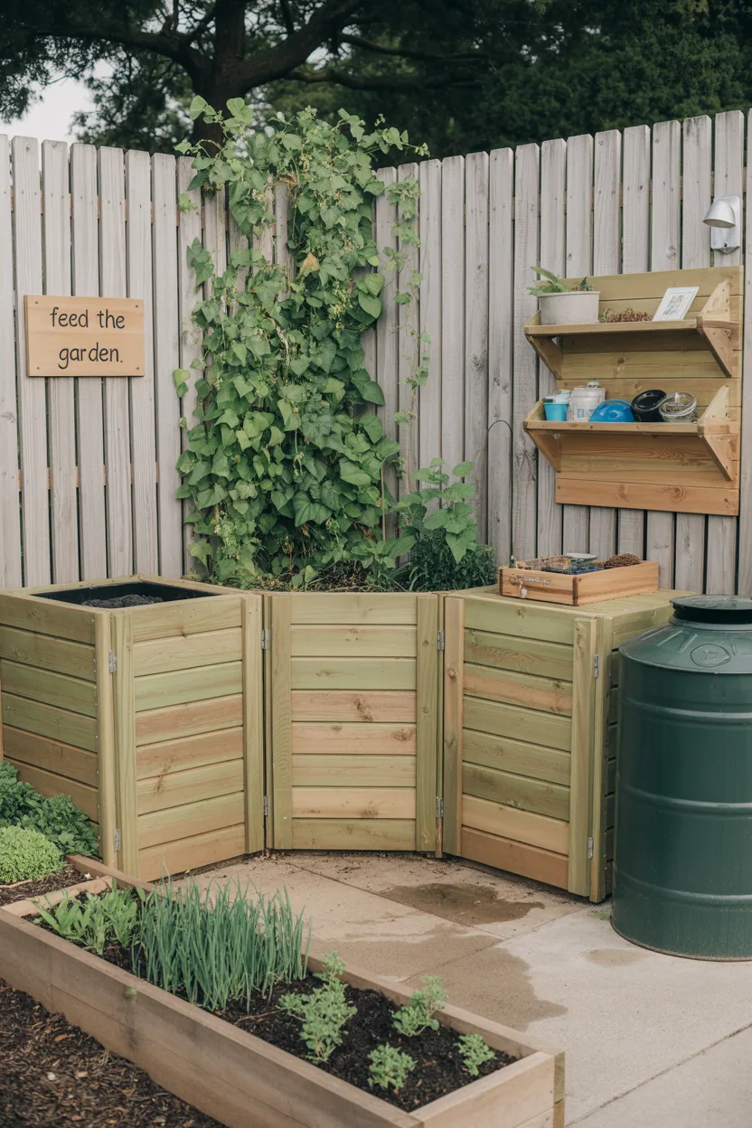 Corner Compost and Sustainability Station