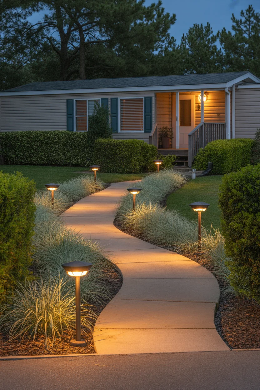 Line the Pathway With Solar Landscape Lights