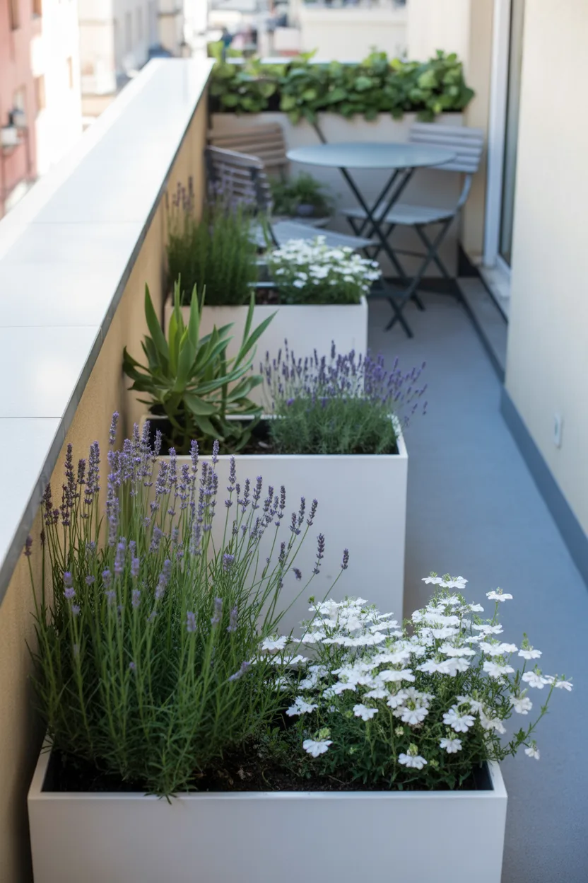 Long Narrow Balcony Planter Box