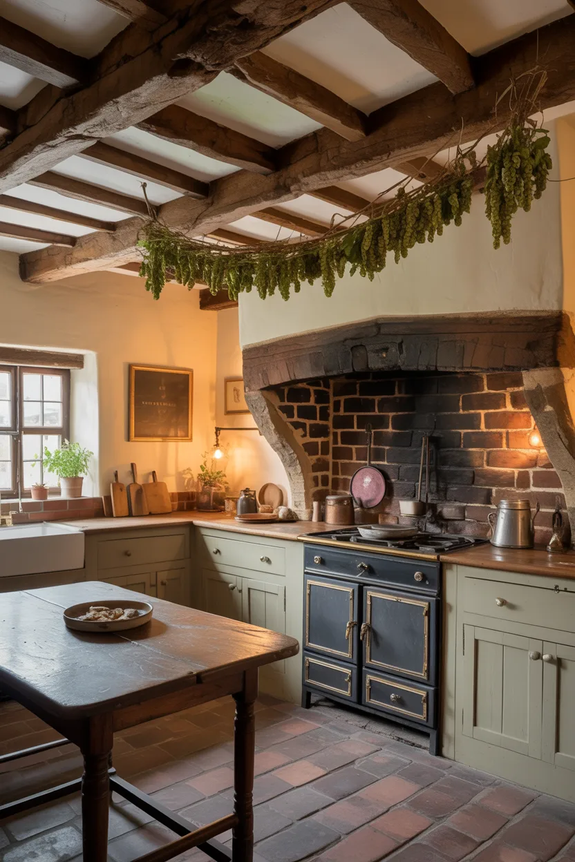  Low-Beamed Ceiling With Inglenook Fireplace
