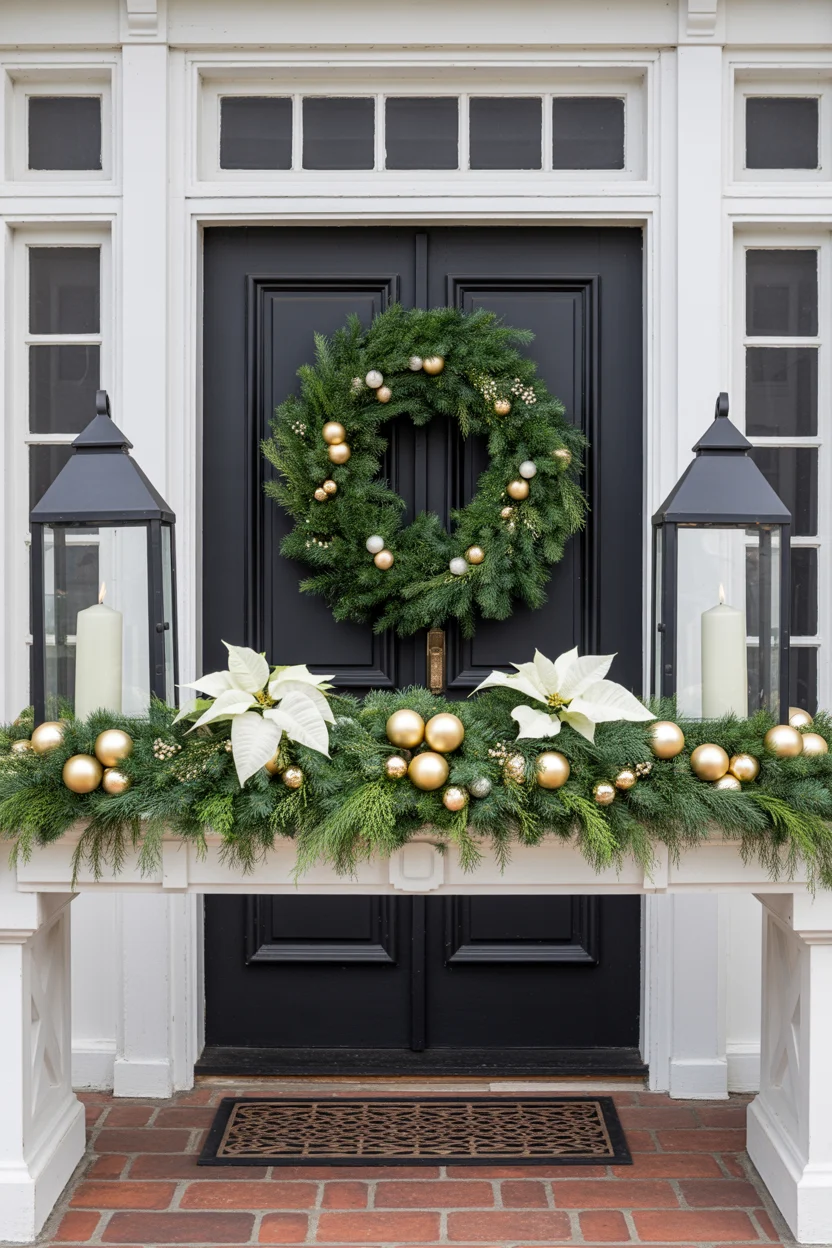  Luxury Christmas Entryway with Lanterns