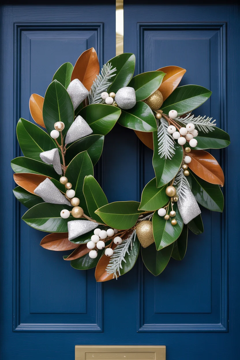  Magnolia Leaf Christmas Wreath