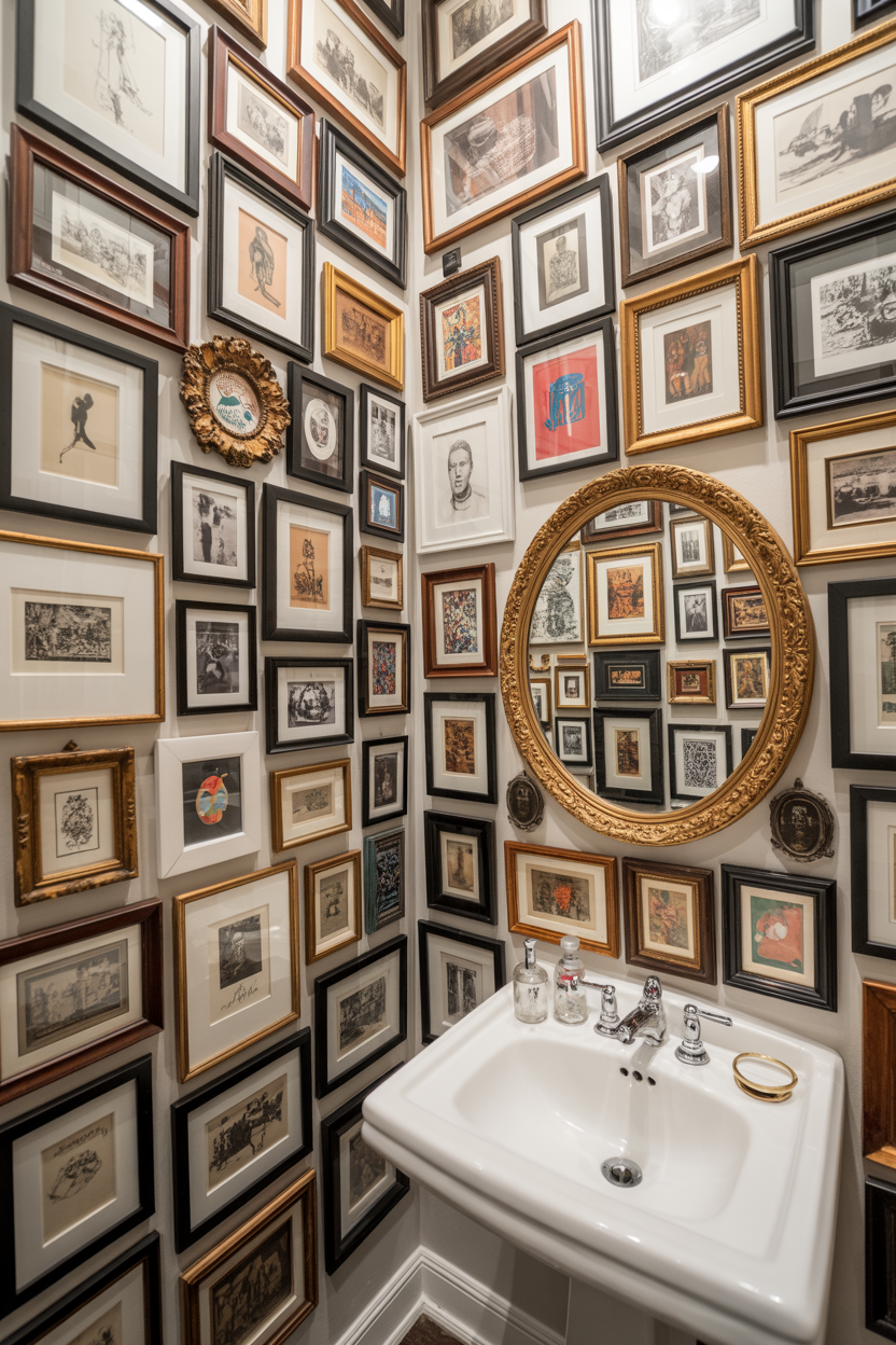 Maximalist Gallery Wall