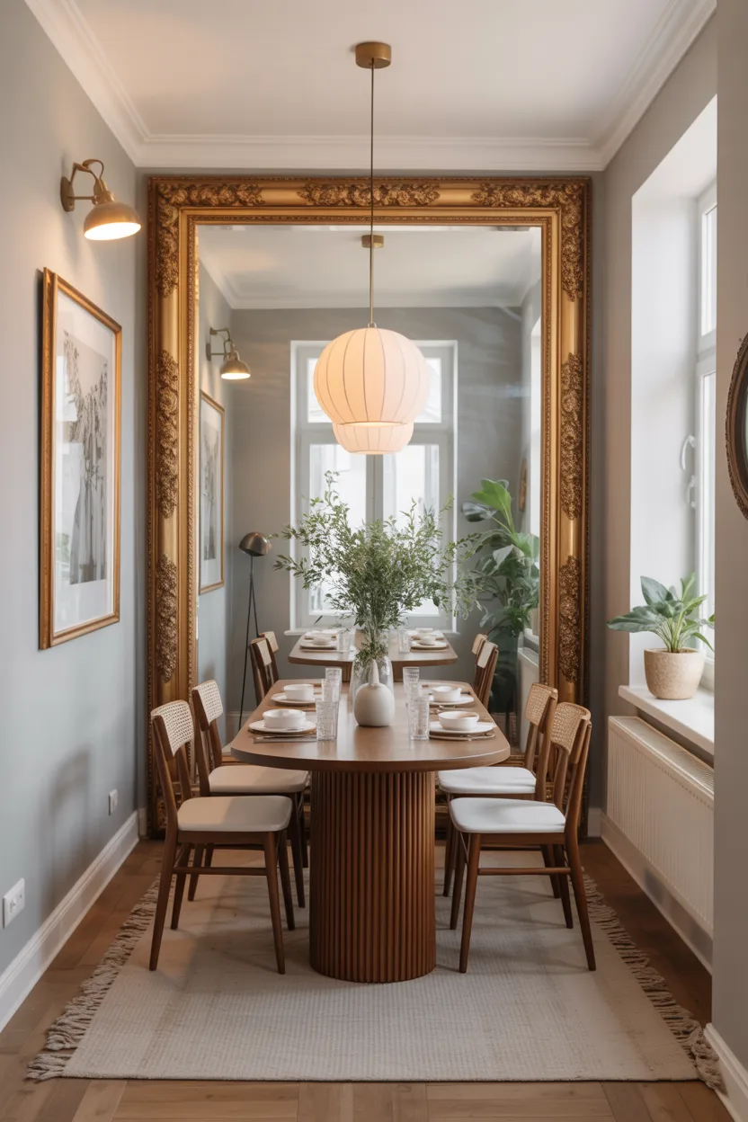 Mirrors to Double the Visual Space