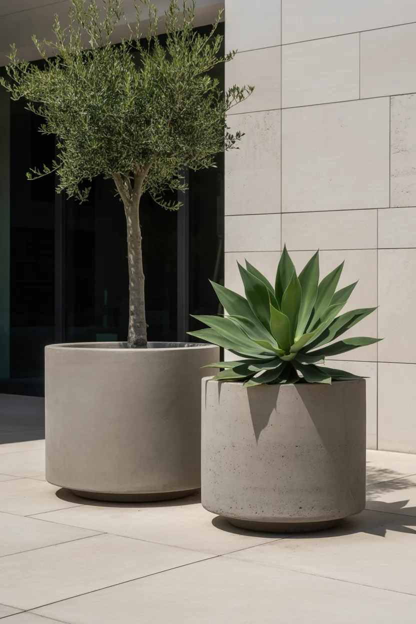  Modern Minimalist Concrete Planter