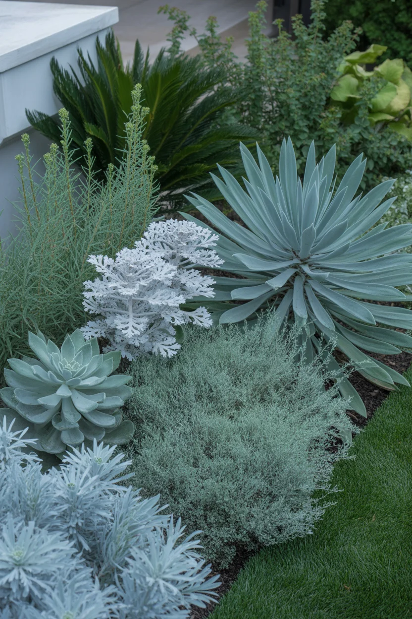 Monochromatic Silver Garden