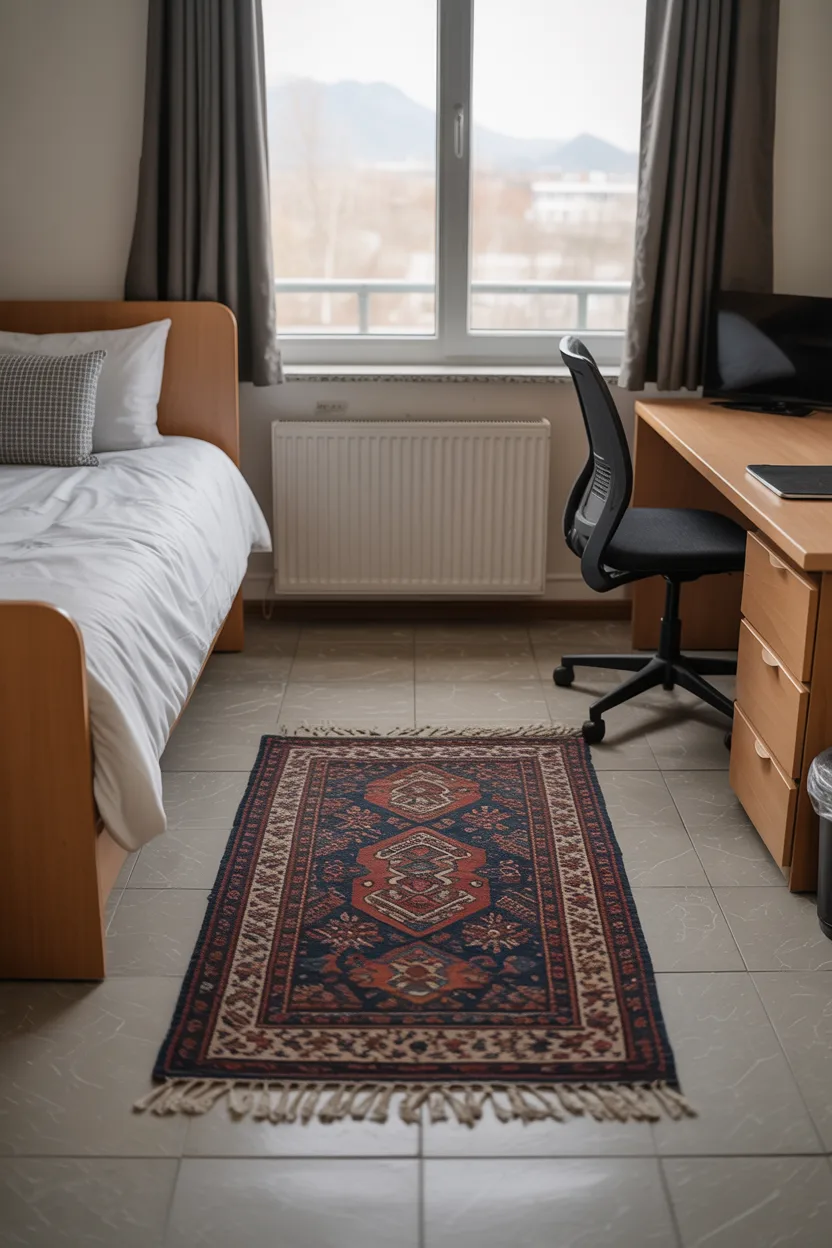 Add a Small Rug to Define Your Living Zone