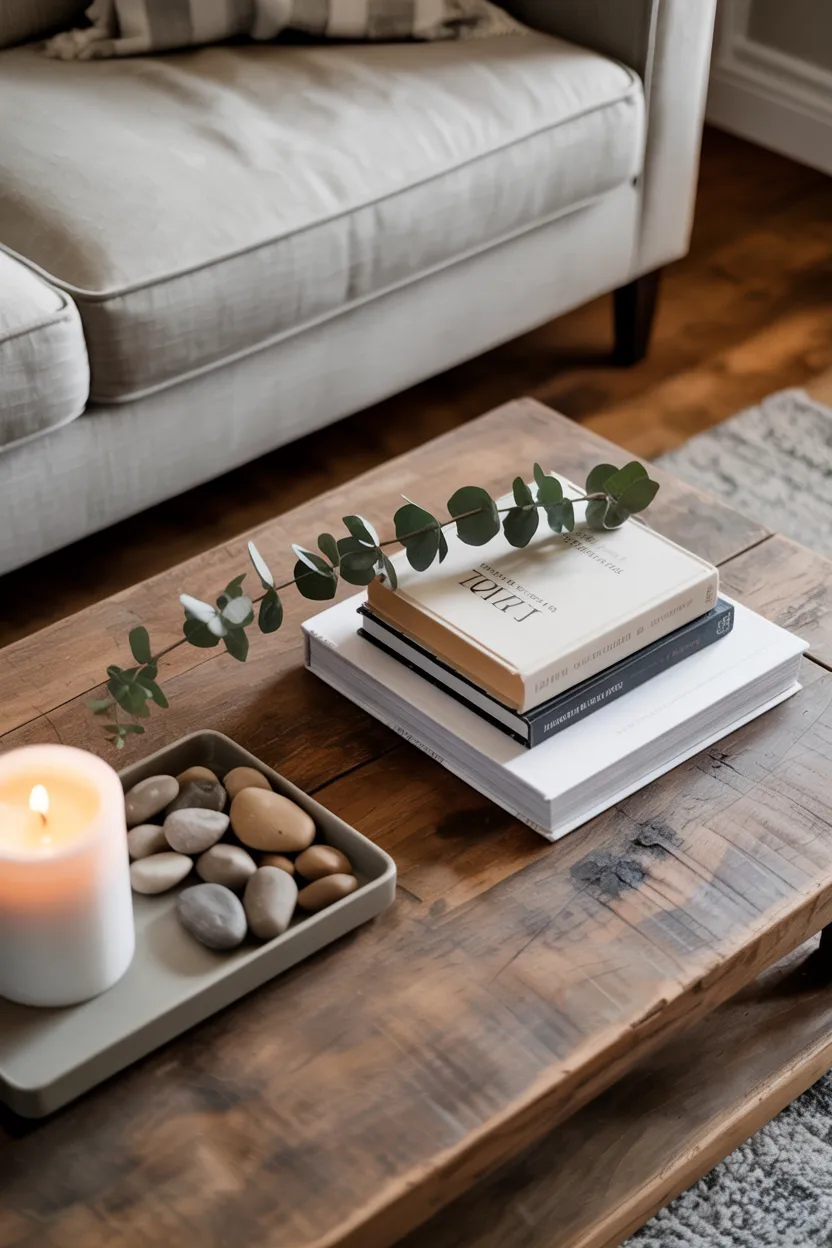 Farmhouse-Style Coffee Table Styling