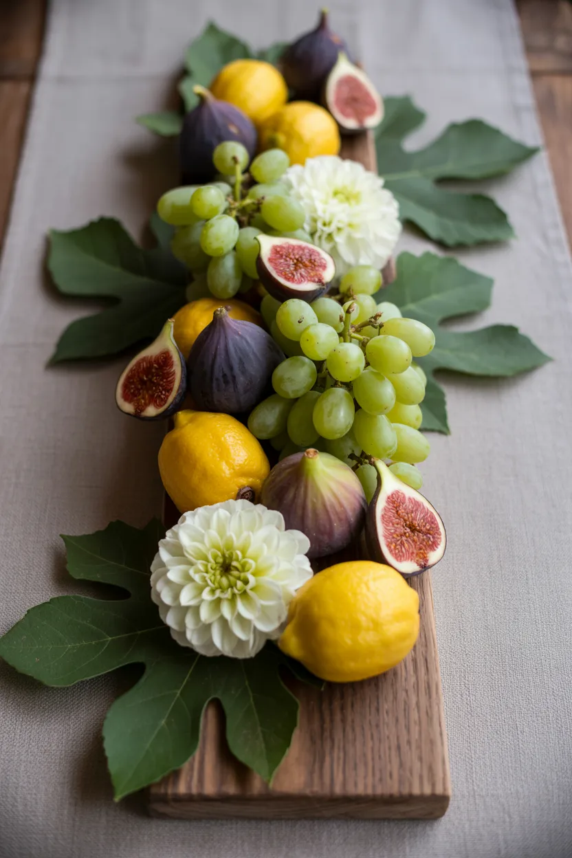 Lemon and Fig Harvest Centerpiece
