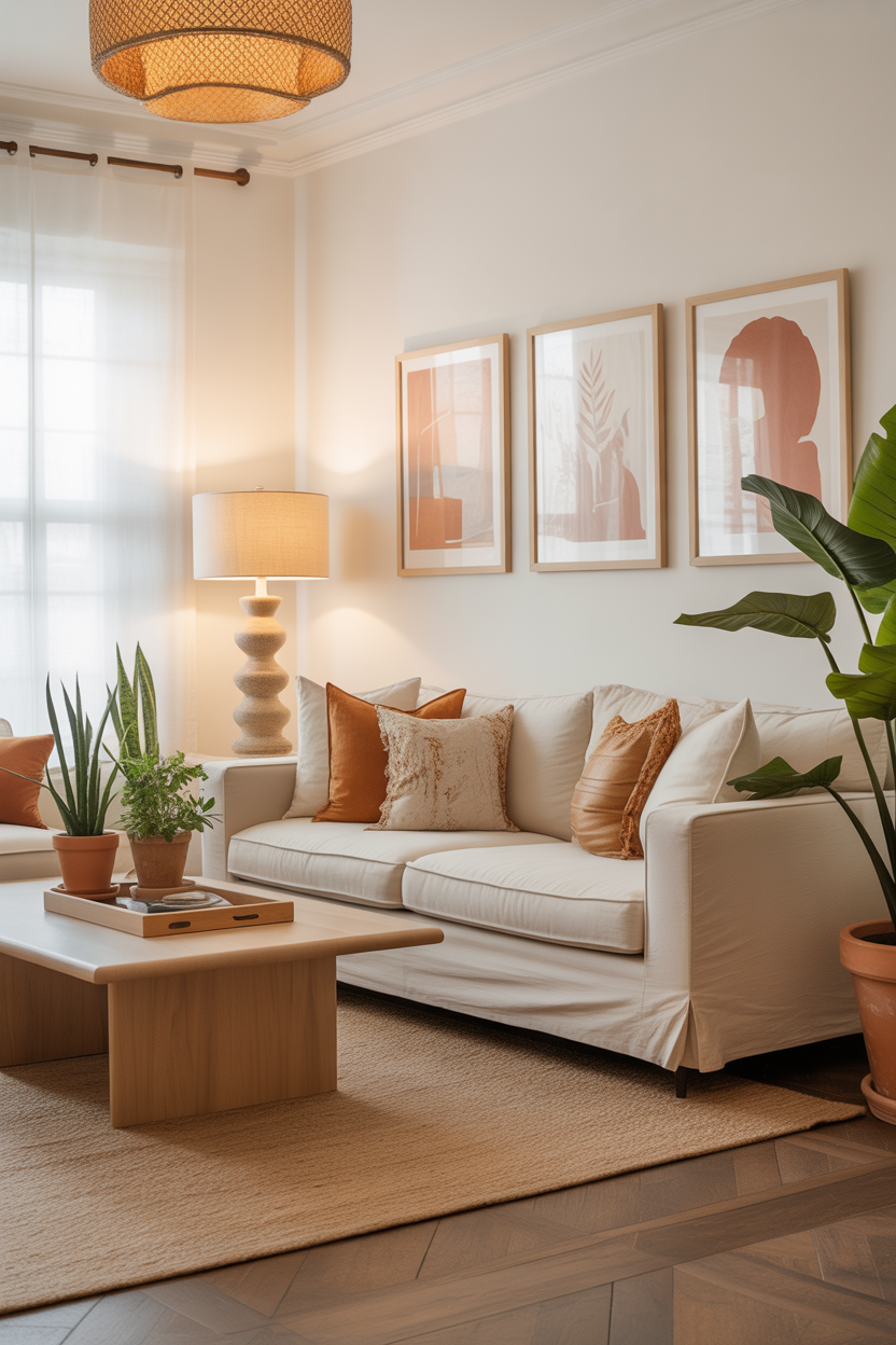 Opt for Warm White Walls to Brighten Without Sterility