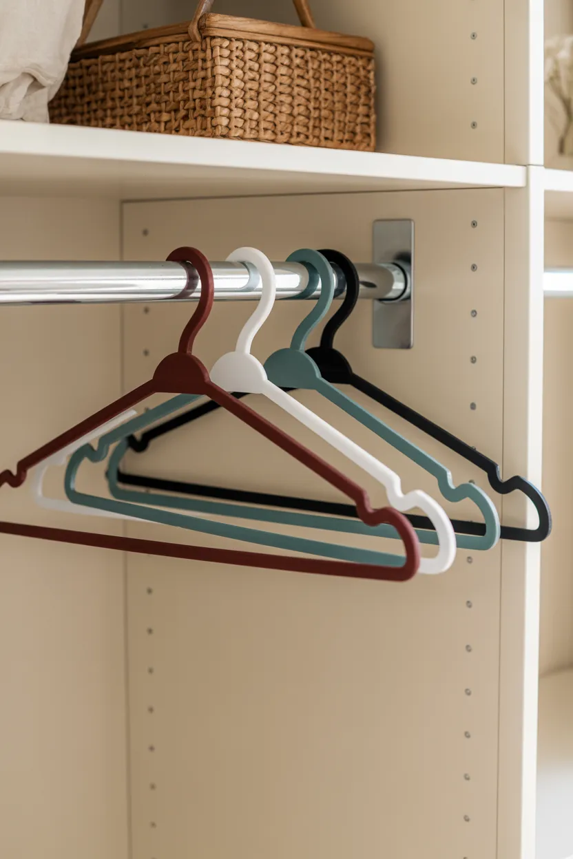Maximize Closet Space with Slim Velvet Hangers