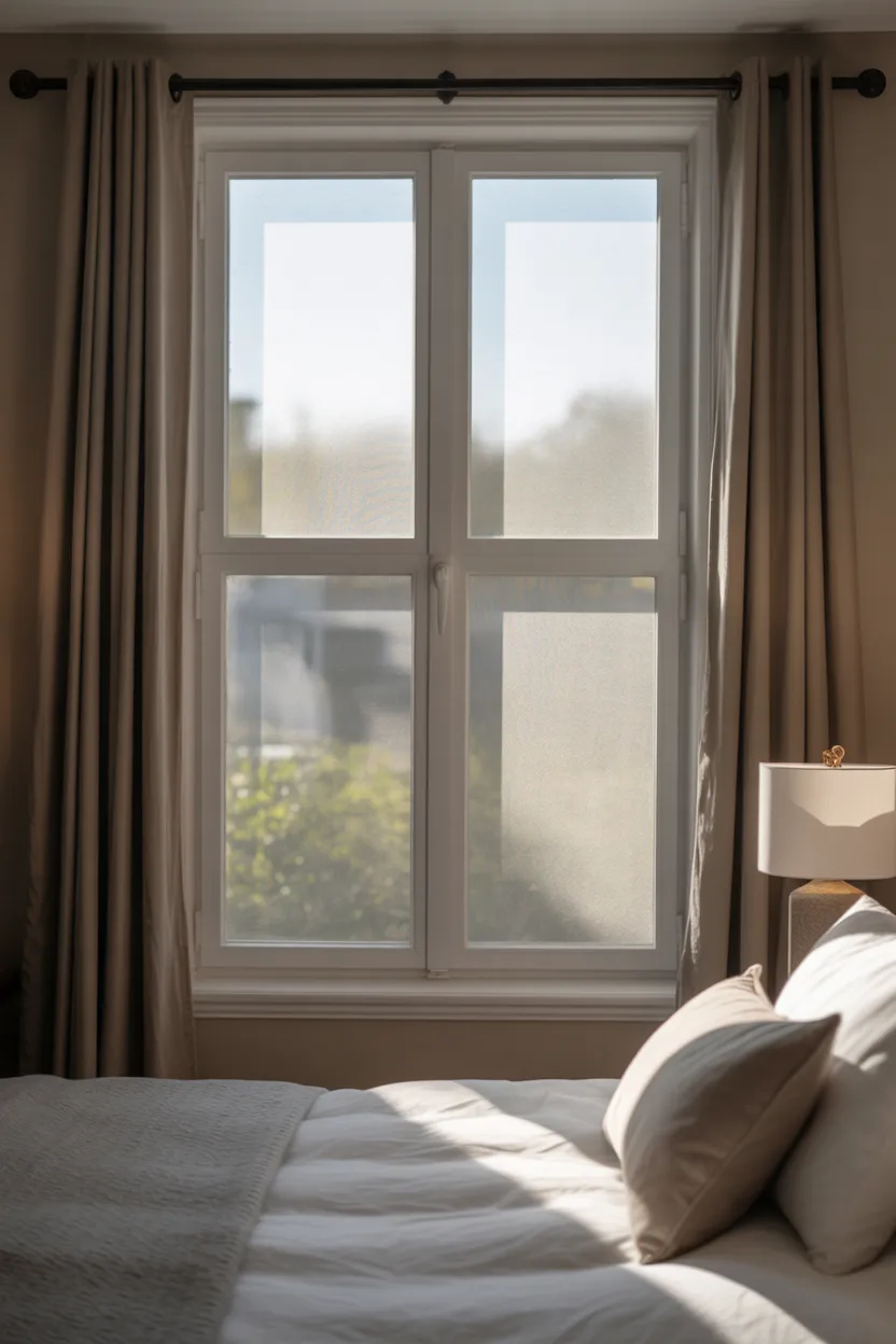 Privacy Window Film or Frosted Glass Effect