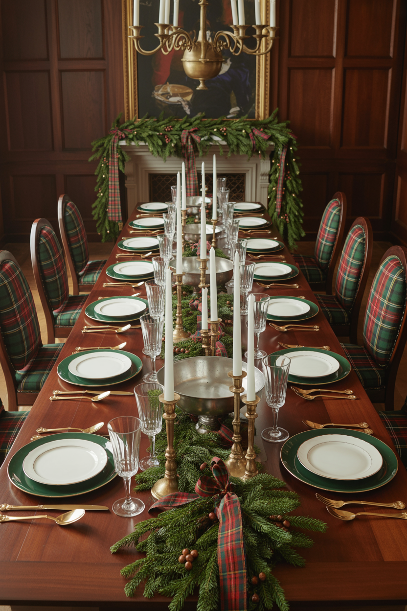 Ralph Lauren-Inspired Christmas Dining Room