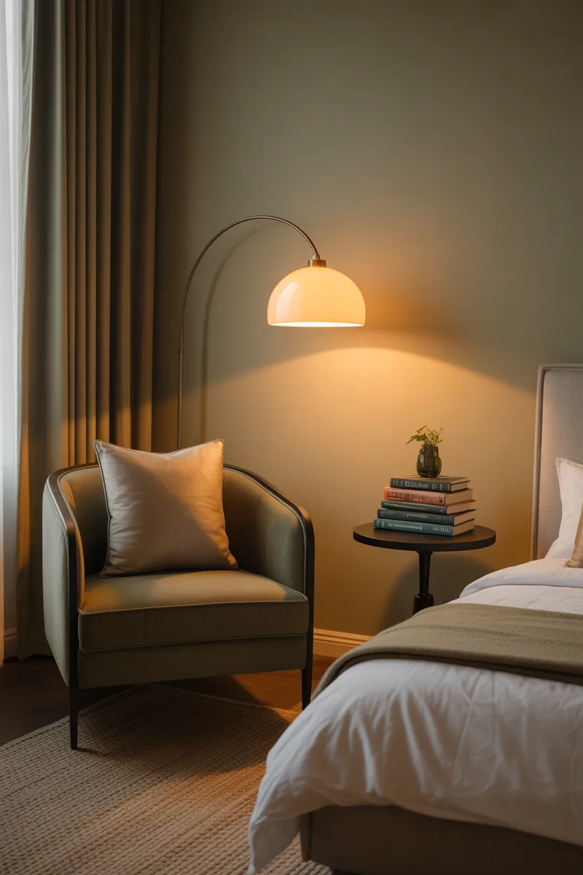 Reading Nook Corner With Good Lighting