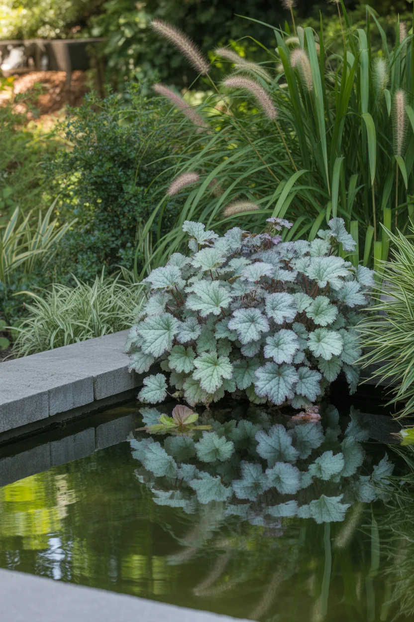 Reflective Poolside Glow