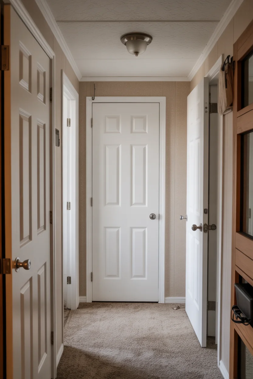 Replace Hollow-Core Doors with Solid Panel Doors