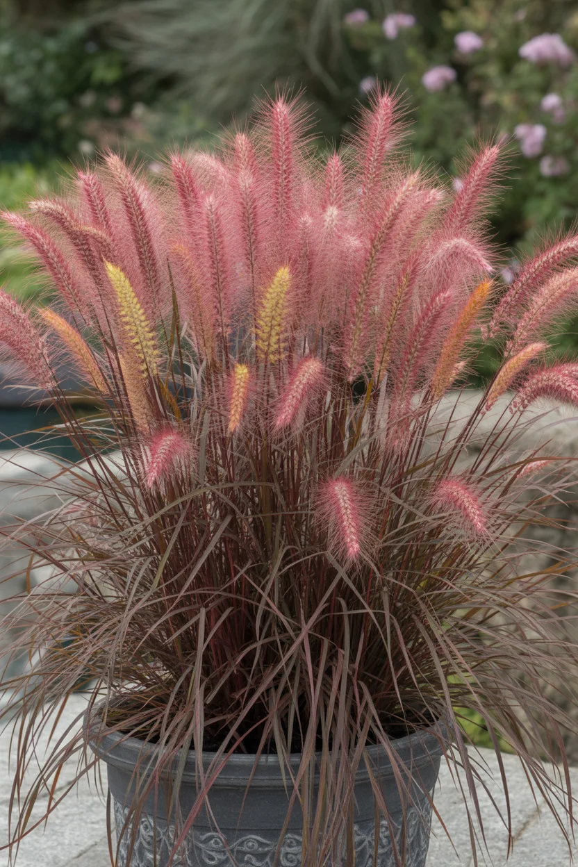 Ruby Grass Container Showstopper