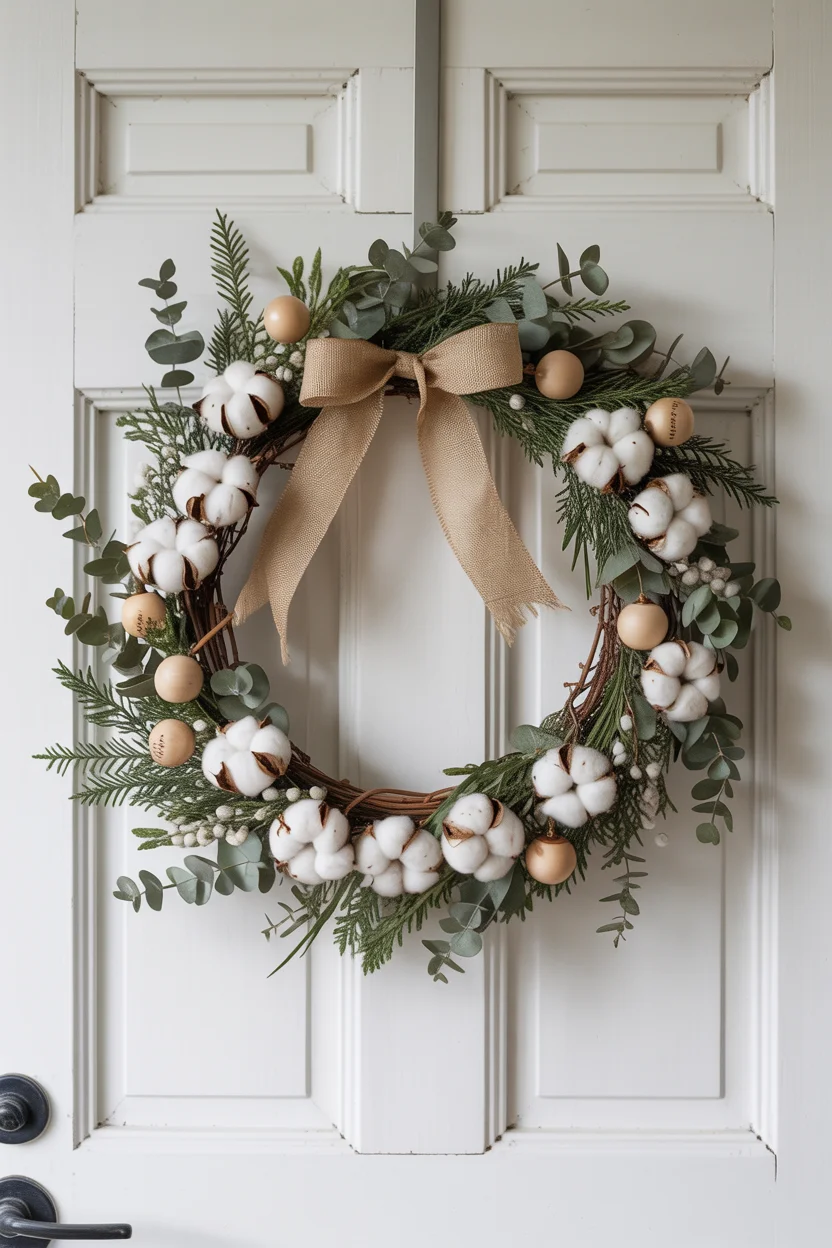 Rustic Farmhouse Christmas Wreath