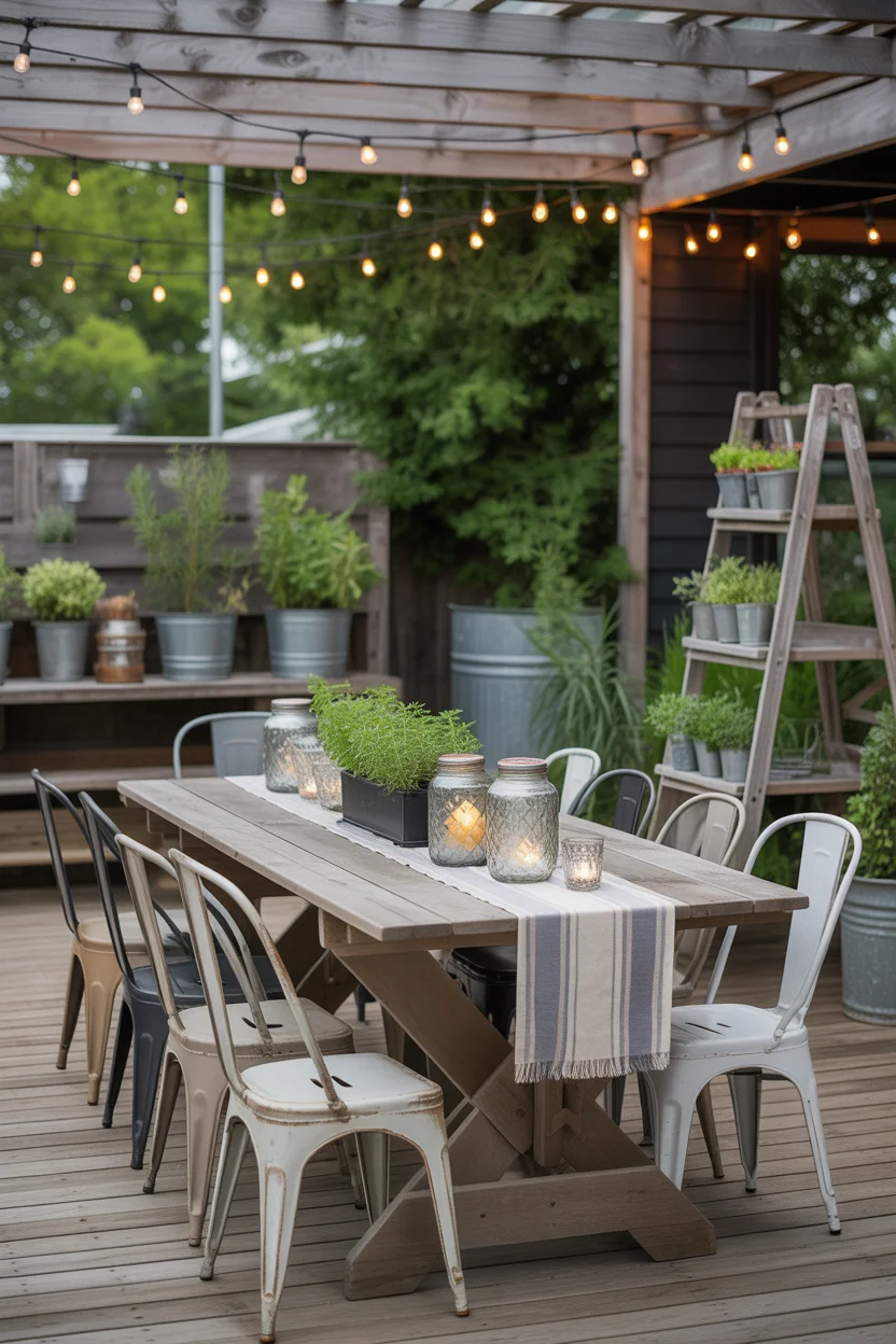Rustic Farmhouse Gathering Space