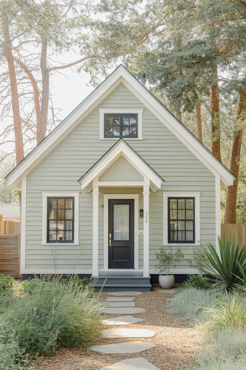 Exterior House Color Trends Sage Green Exterior House Color Trends Continue to Dominate Curb Appeal