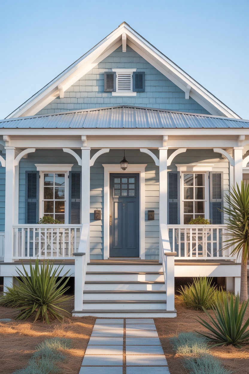 Slate Blue Creates Understated Elegance in Exterior House Color Trends
