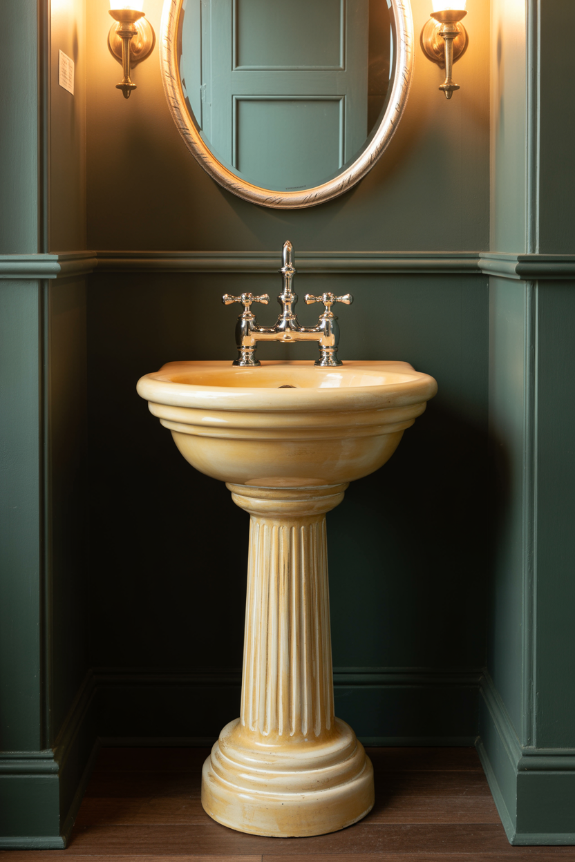  Statement Pedestal Sink