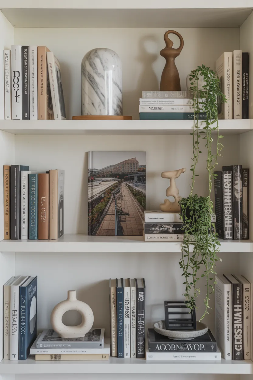 Styling With Oversized Coffee Table Books as Anchors