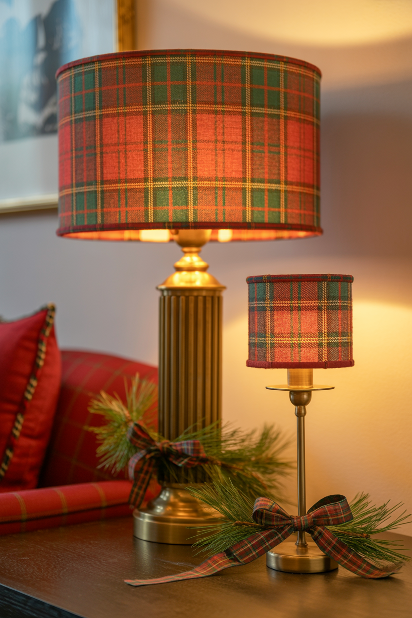 Tartan Plaid Lampshade Refresh