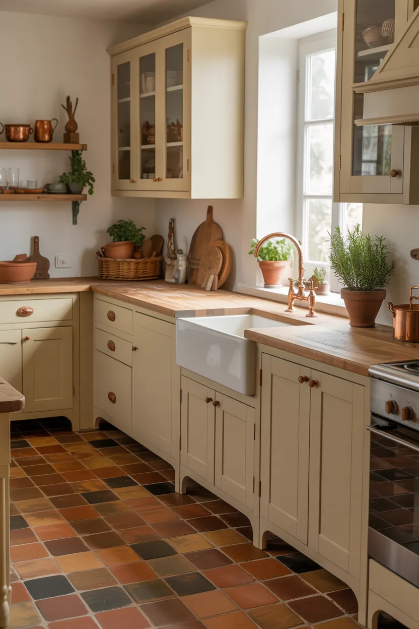 Terracotta Floor Tiles for Warmth Underfoot